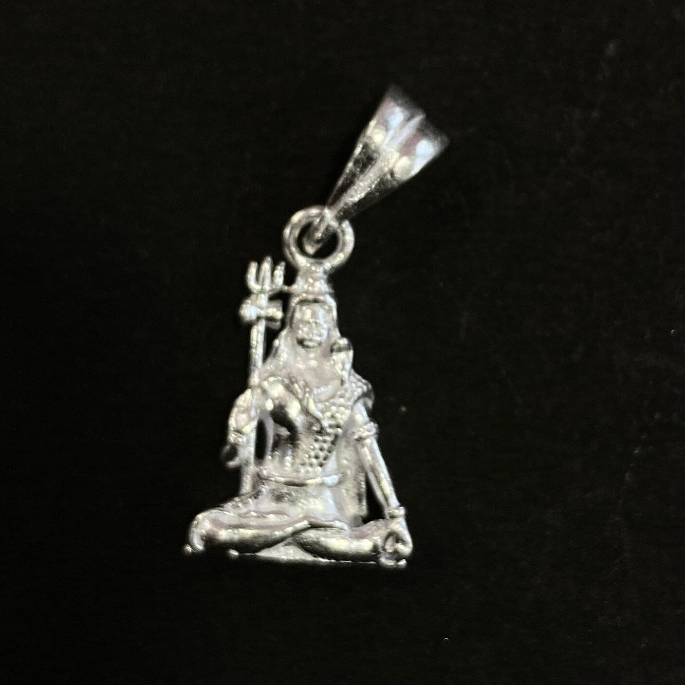 925 Sterling Silver Lord Shiv JI Pendant