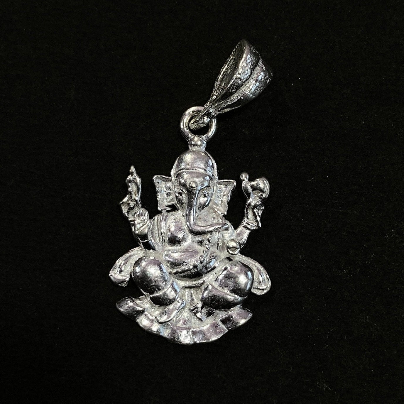 925 Sterling Silver Ganesh Pendant