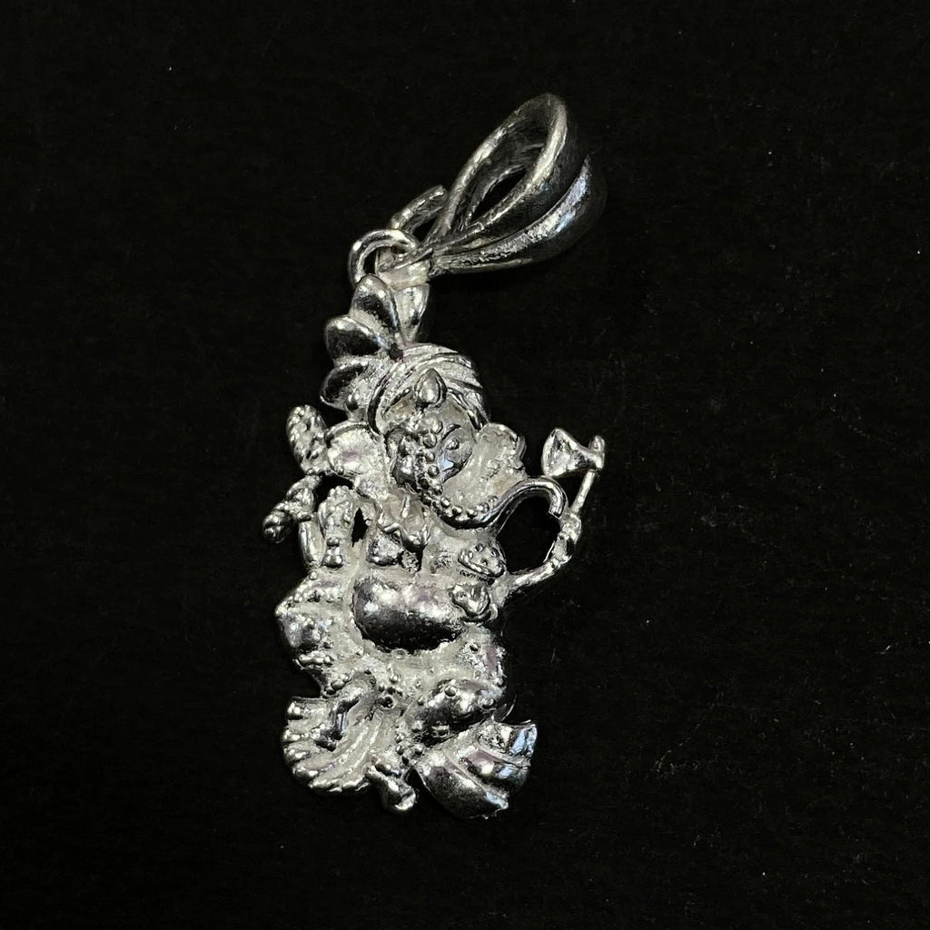 925 Sterling Silver Ganesh Pendant
