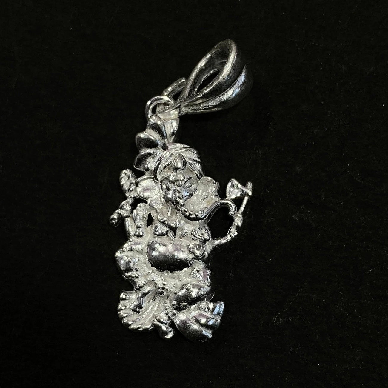 925 Sterling Silver Ganesh Pendant