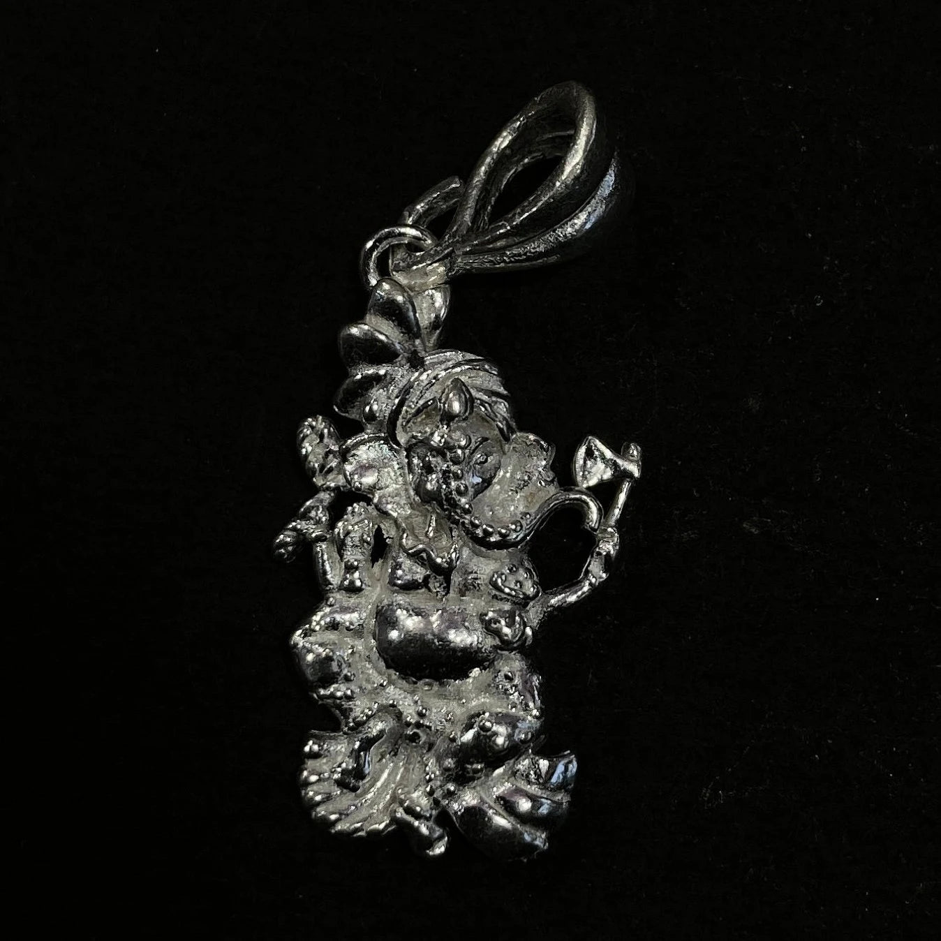 925 Sterling Silver Ganesh Pendant
