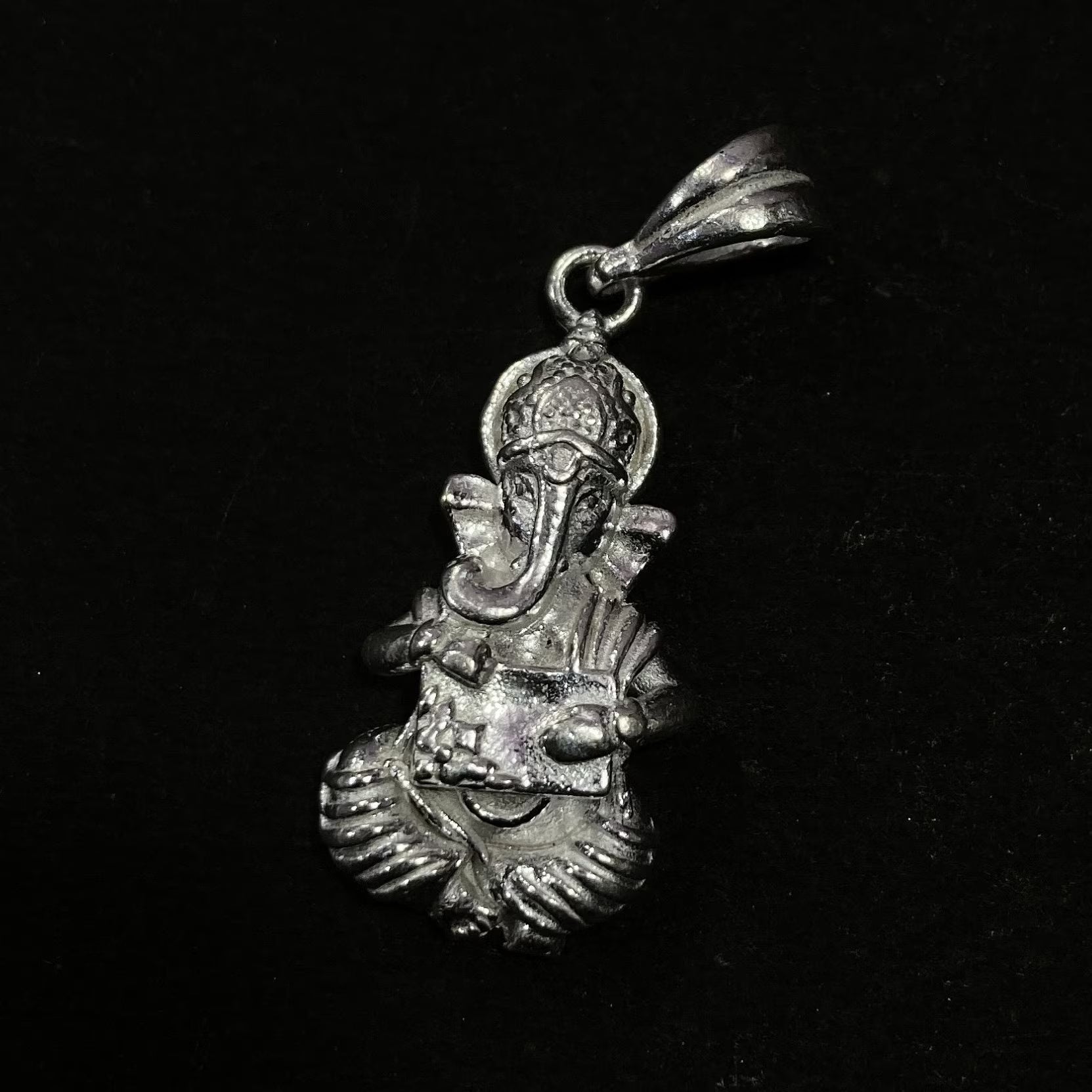 925 Sterling Silver Ganesh Pendant