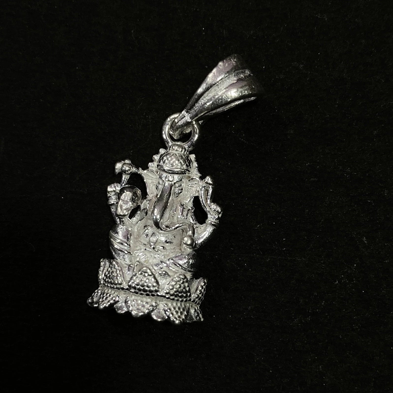 925 Sterling Silver Ganesh Pendant