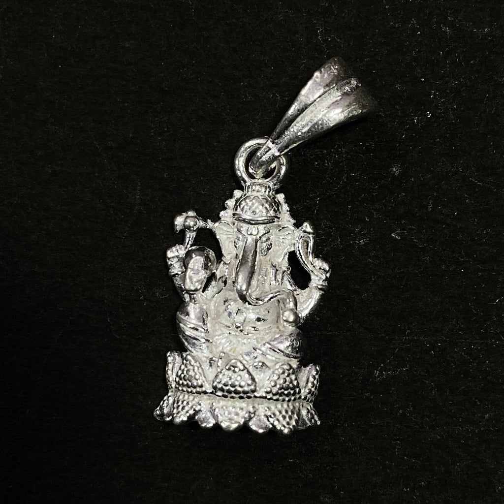 925 Sterling Silver Ganesh Pendant