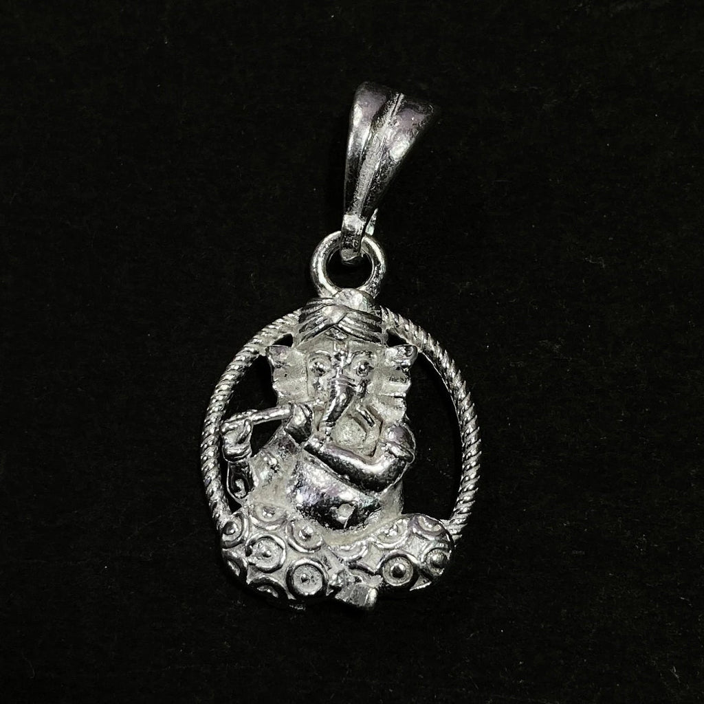 925 Sterling Silver Ganesh Pendant
