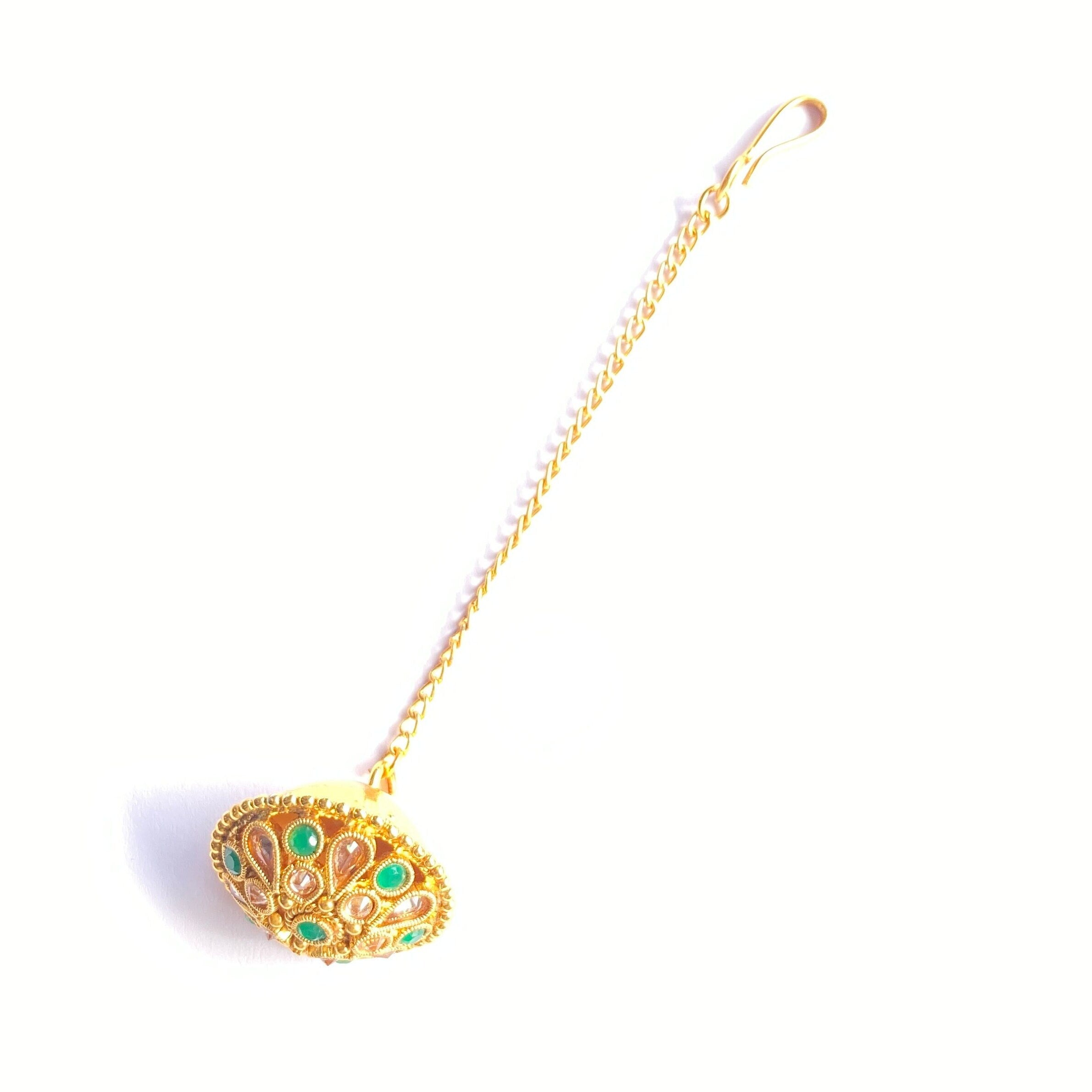 Antique Borla / Mang Tikka /Classic Design/Indian Traditional Rajasthani Borla/ Rajasthani Tikka/ Borla /Indian jewelry