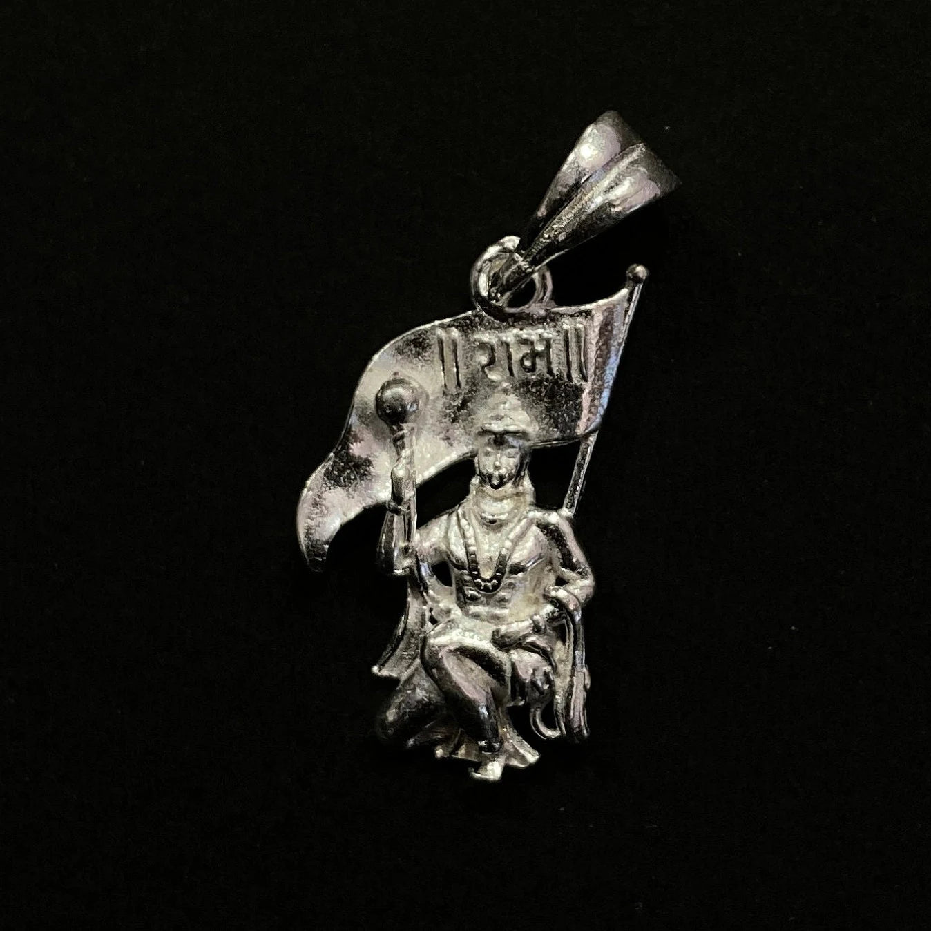 925 Sterling Silver Hanuman Ji Pendant
