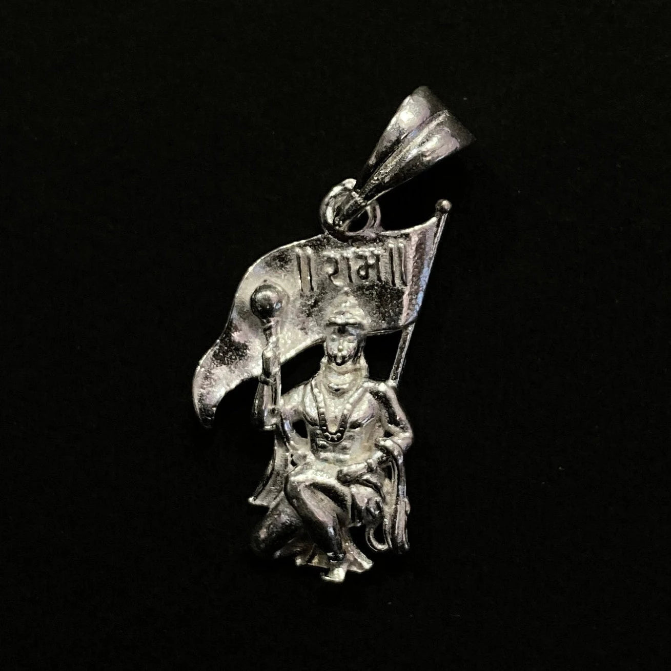 925 Sterling Silver Hanuman Ji Pendant