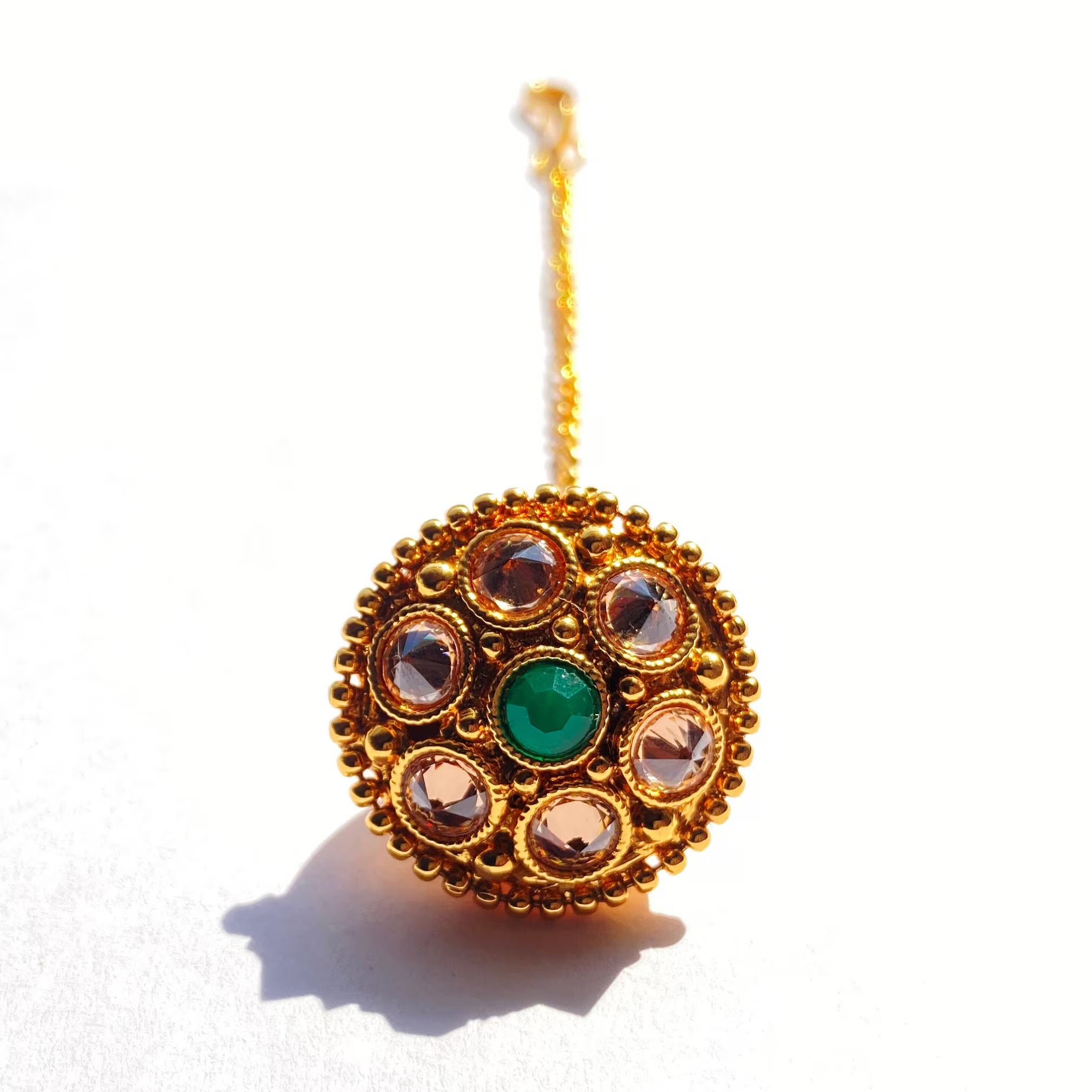 Antique Borla / Mang Tikka /Classic Design/Indian Traditional Rajasthani Borla/ Rajasthani Tikka/ Borla /Indian jewelry