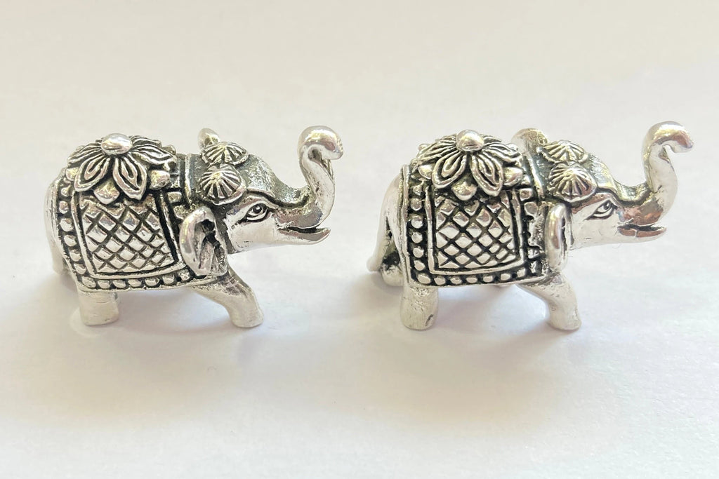 925 Sterling Silver Elephant Idol / Silver Elephant Statue