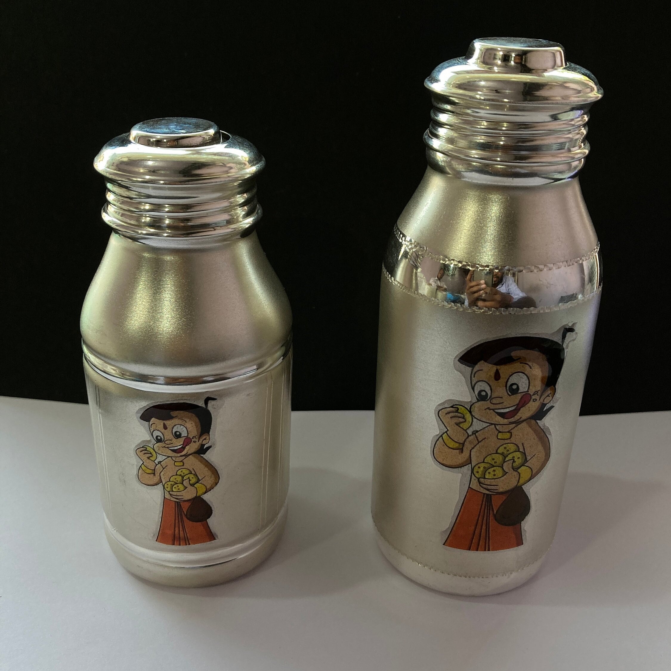 Pure Silver Milk Bottle for Kids