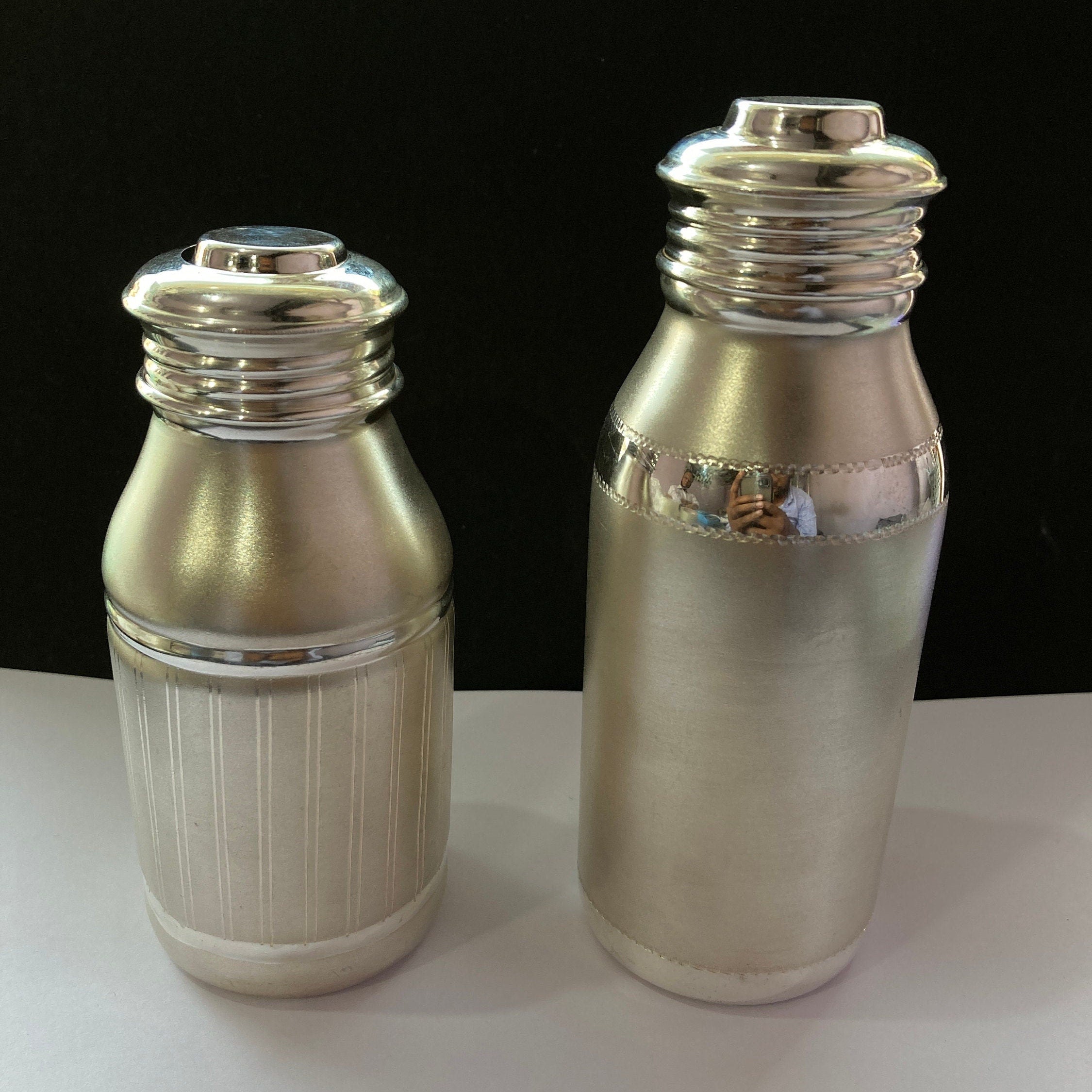 Pure Silver Milk Bottle for Kids