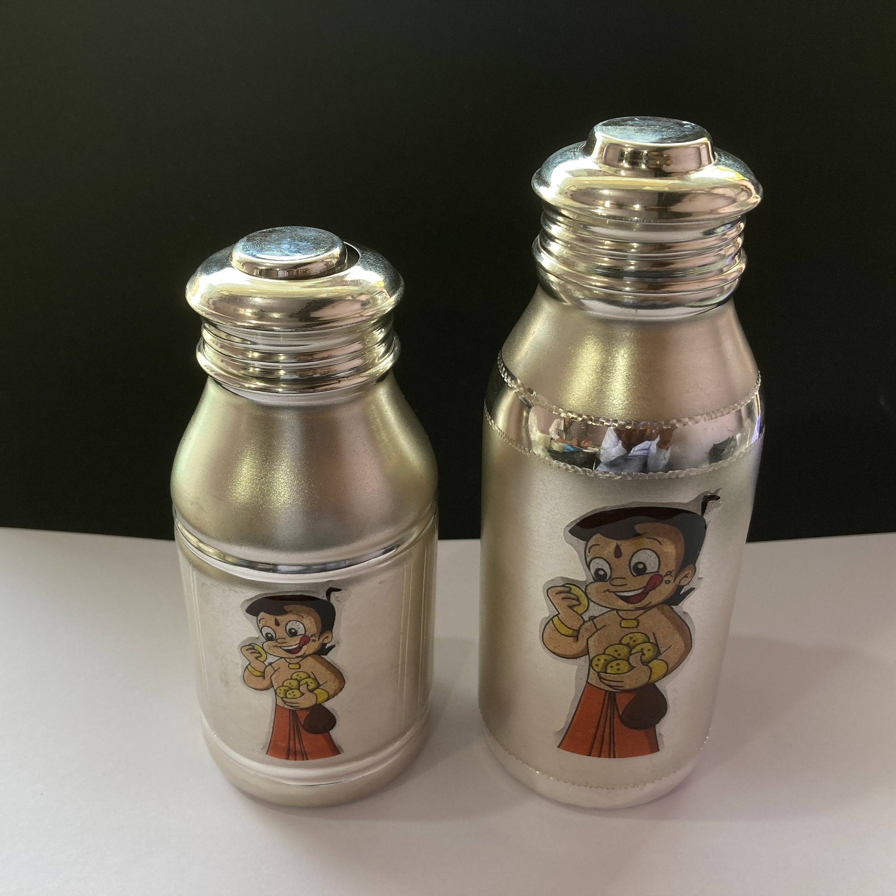 Pure Silver Milk Bottle for Kids
