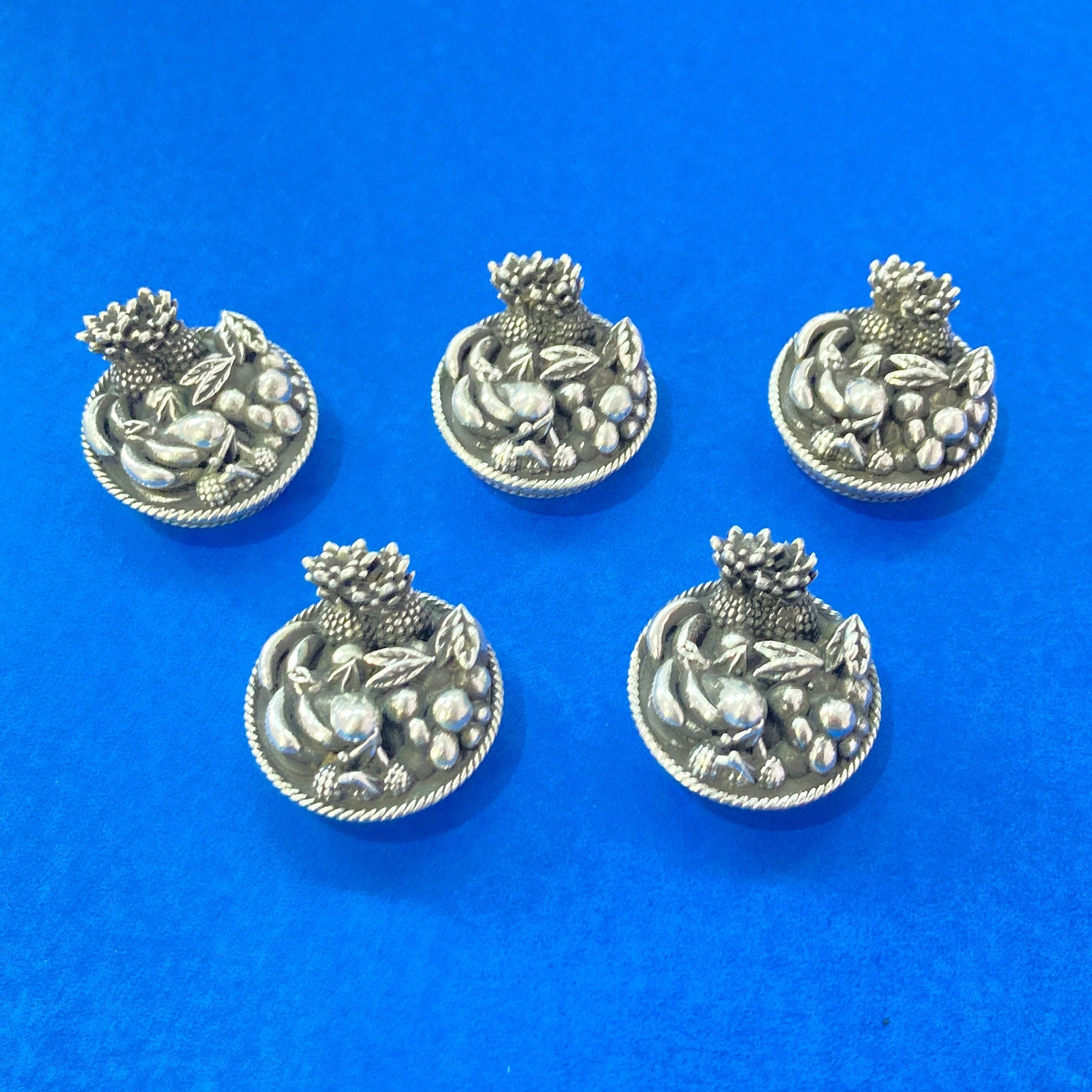 925 Sterling Silver Fruitbasket  of Temple /
