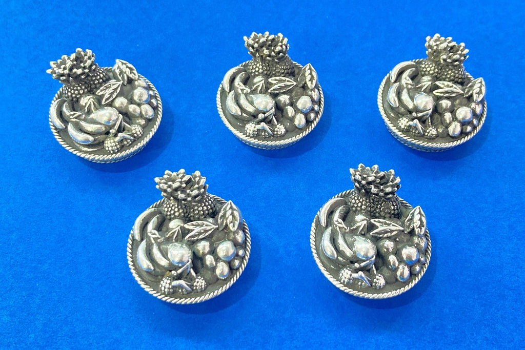 925 Sterling Silver Fruitbasket  of Temple /