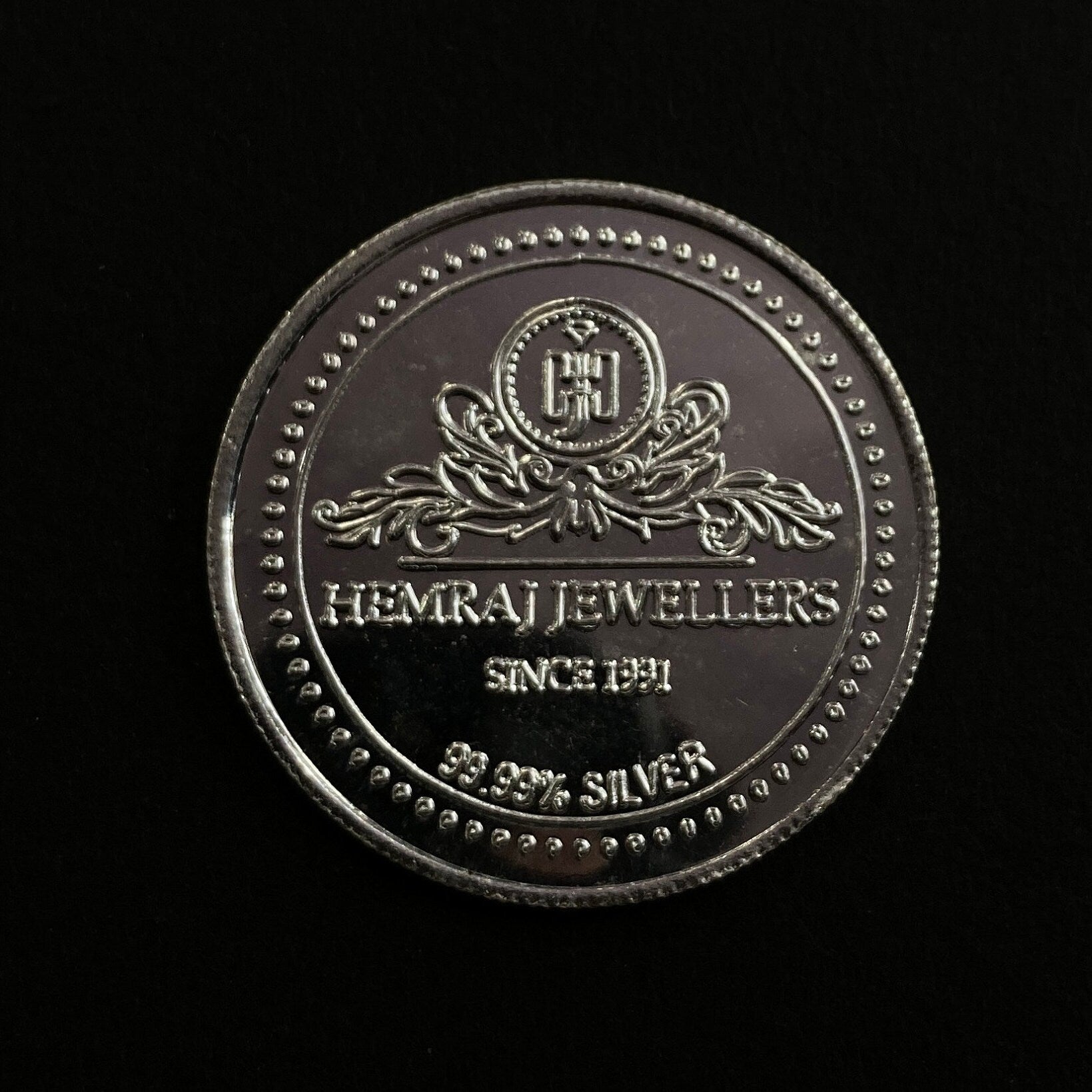 99.90% Pure Silver 10grams Tirupati Bala Ji Coin / Silver Coins / Gift