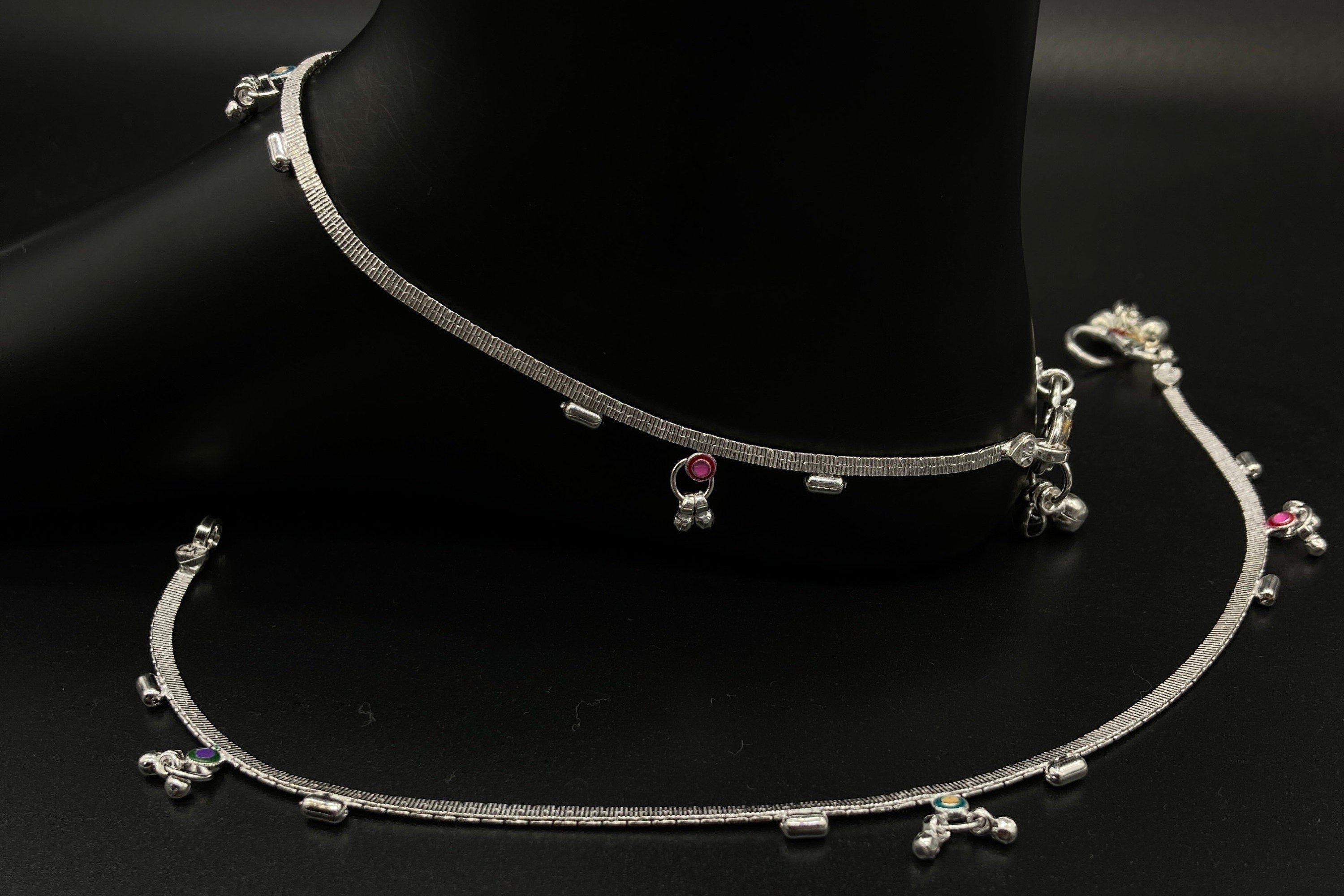 Silver Anklet / Silver Payal For Women