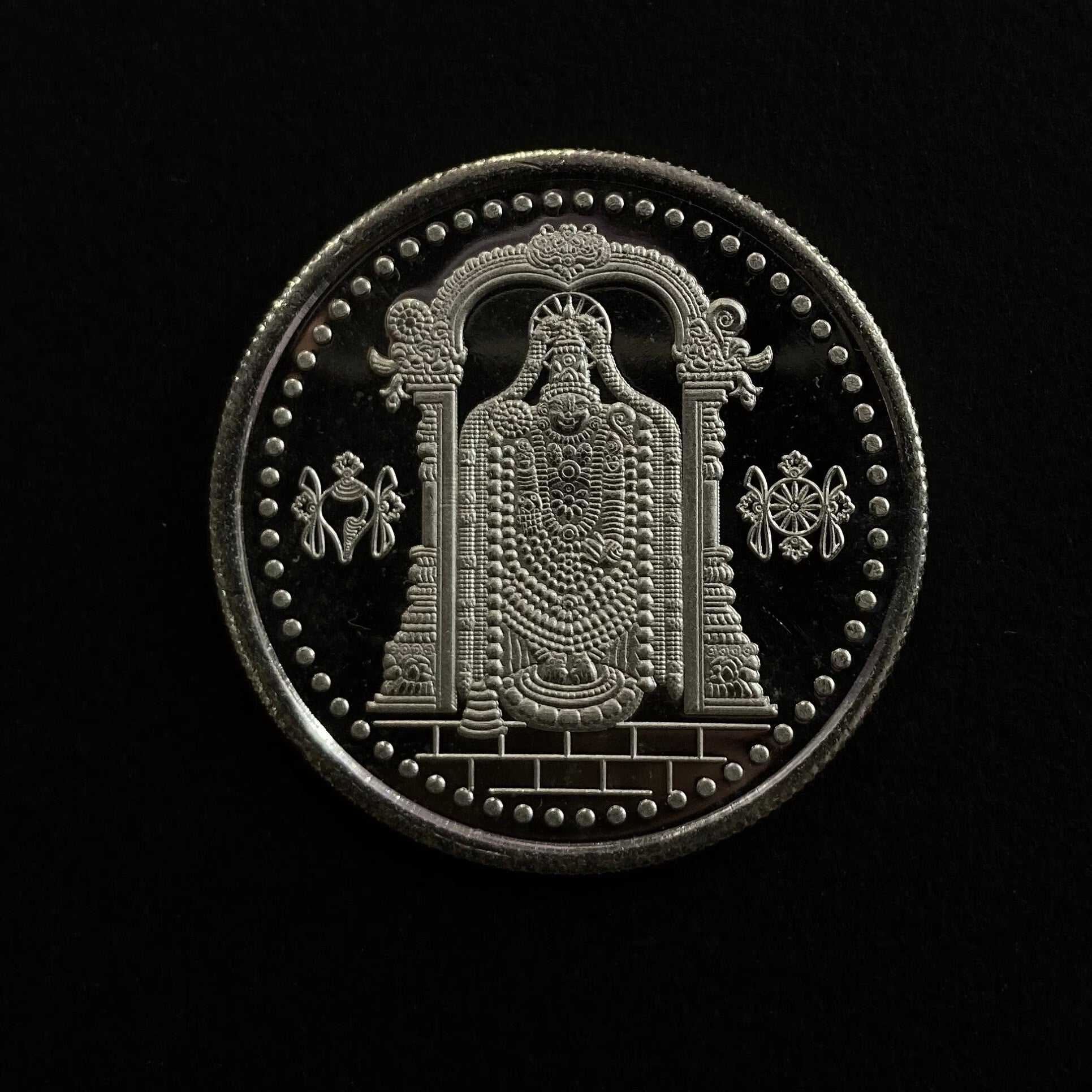 99.90% Pure Silver 10grams Tirupati Bala Ji Coin / Silver Coins / Gift