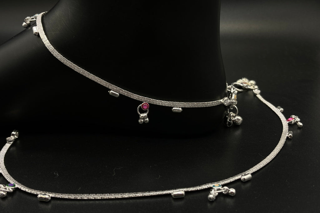 Silver Anklet / Silver Payal For Women