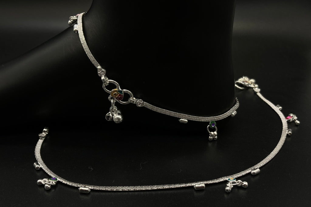Silver Anklet / Silver Payal For Women