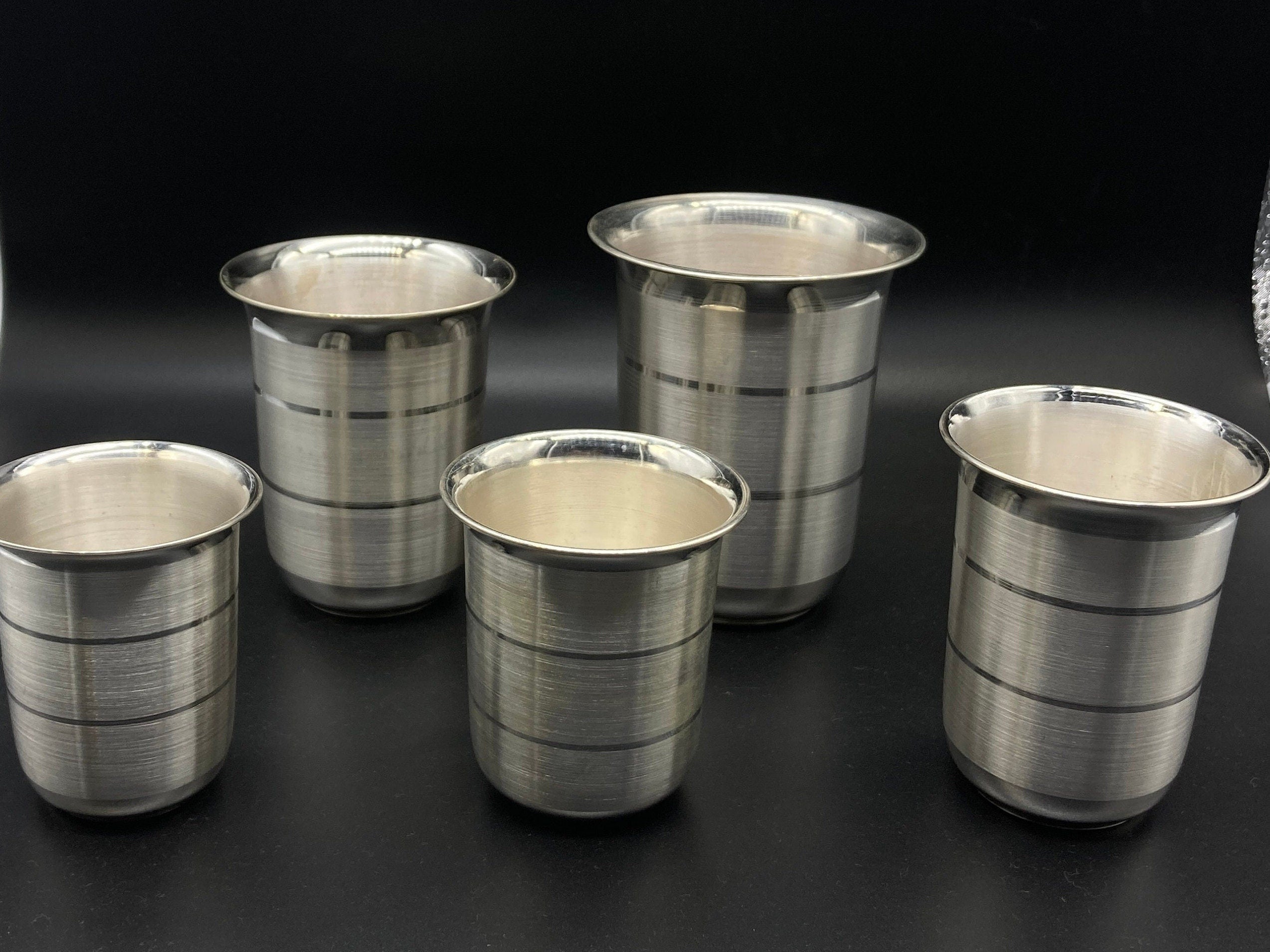 999 Solid Silver Glass / Silver Glass For Baby / Silver Glass for pooja / Silver Utensiles