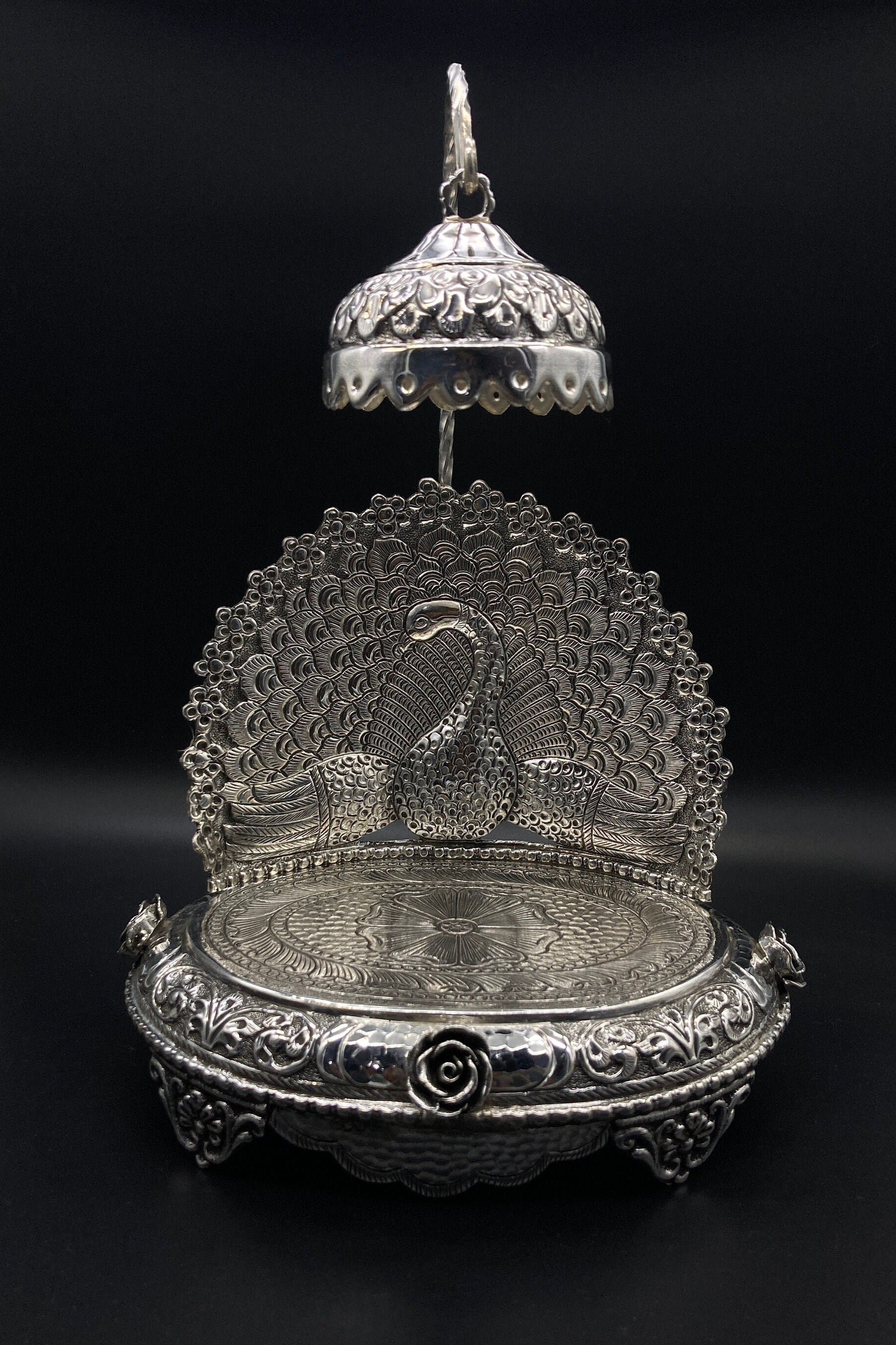 925 Sterling Silver Singhasan