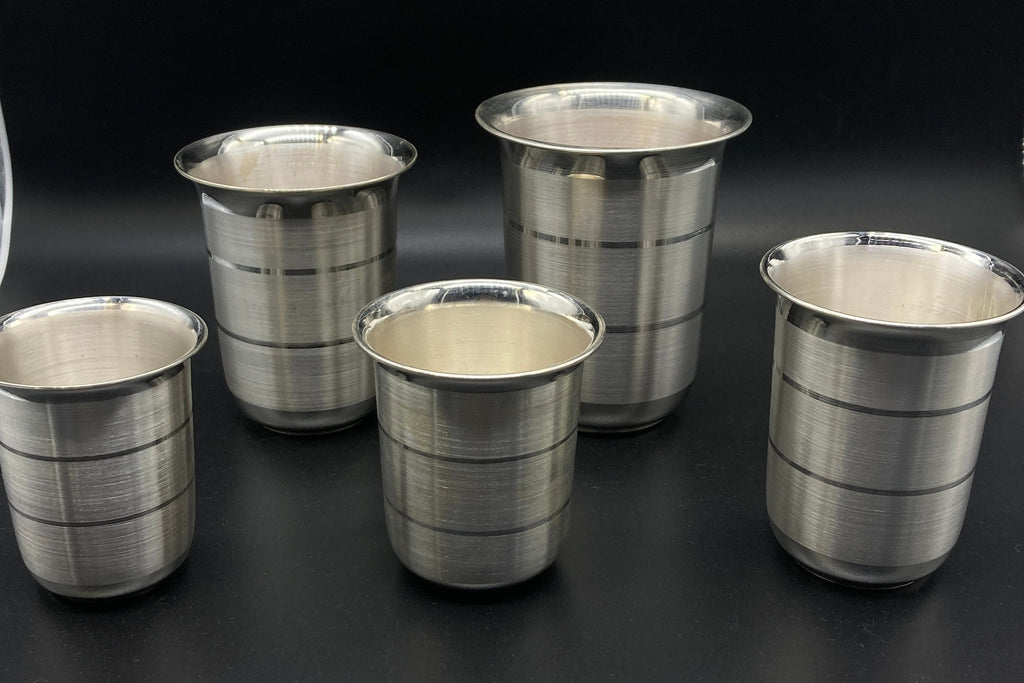 999 Solid Silver Glass / Silver Glass For Baby / Silver Glass for pooja / Silver Utensiles