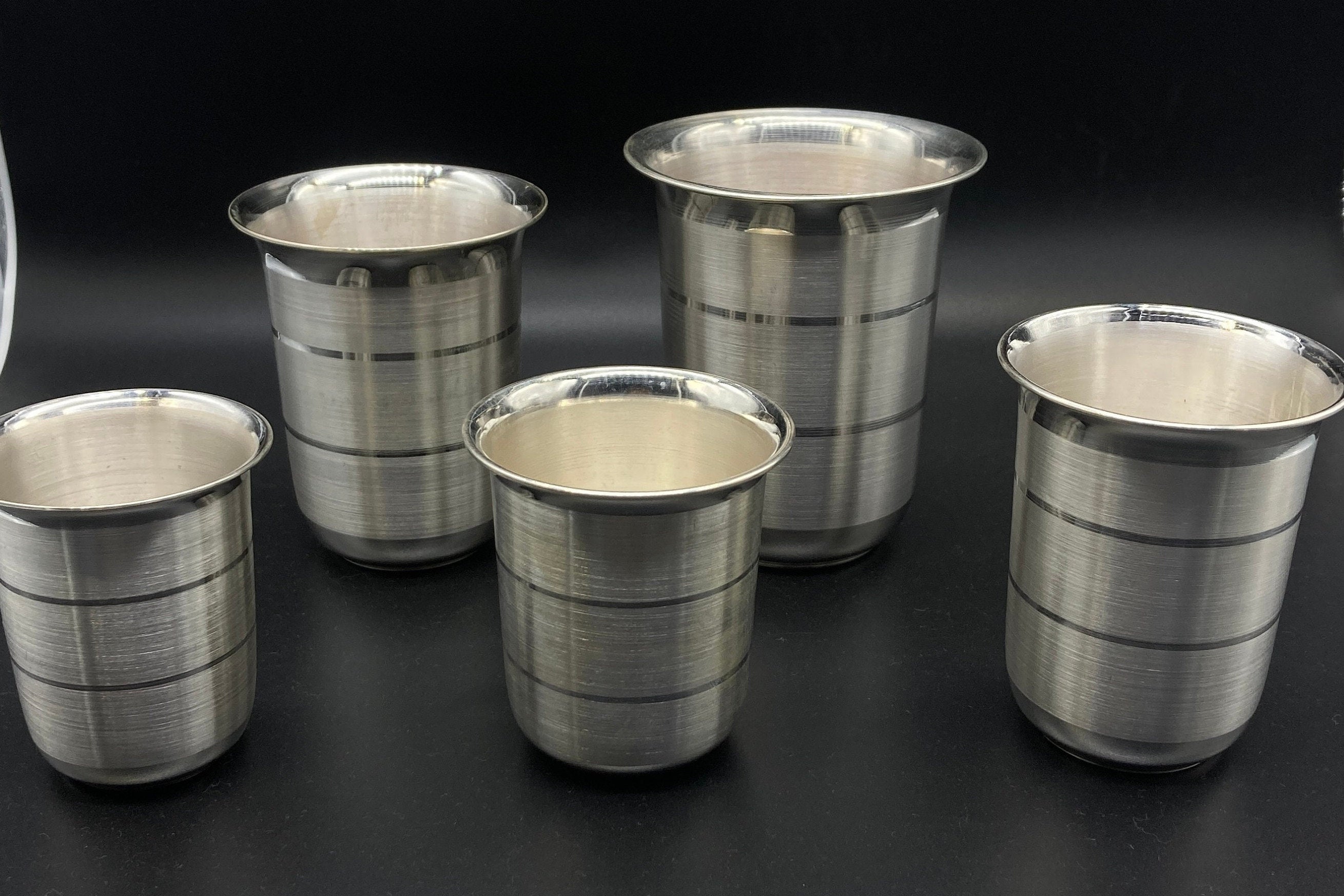 999 Solid Silver Glass / Silver Glass For Baby / Silver Glass for pooja / Silver Utensiles