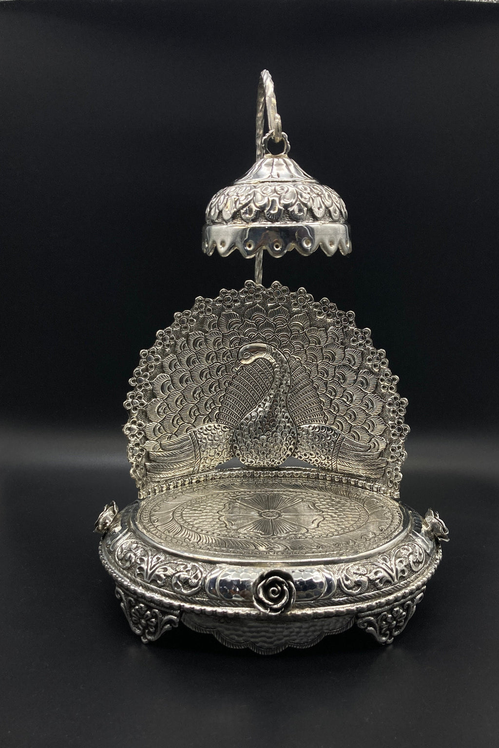 925 Sterling Silver Singhasan