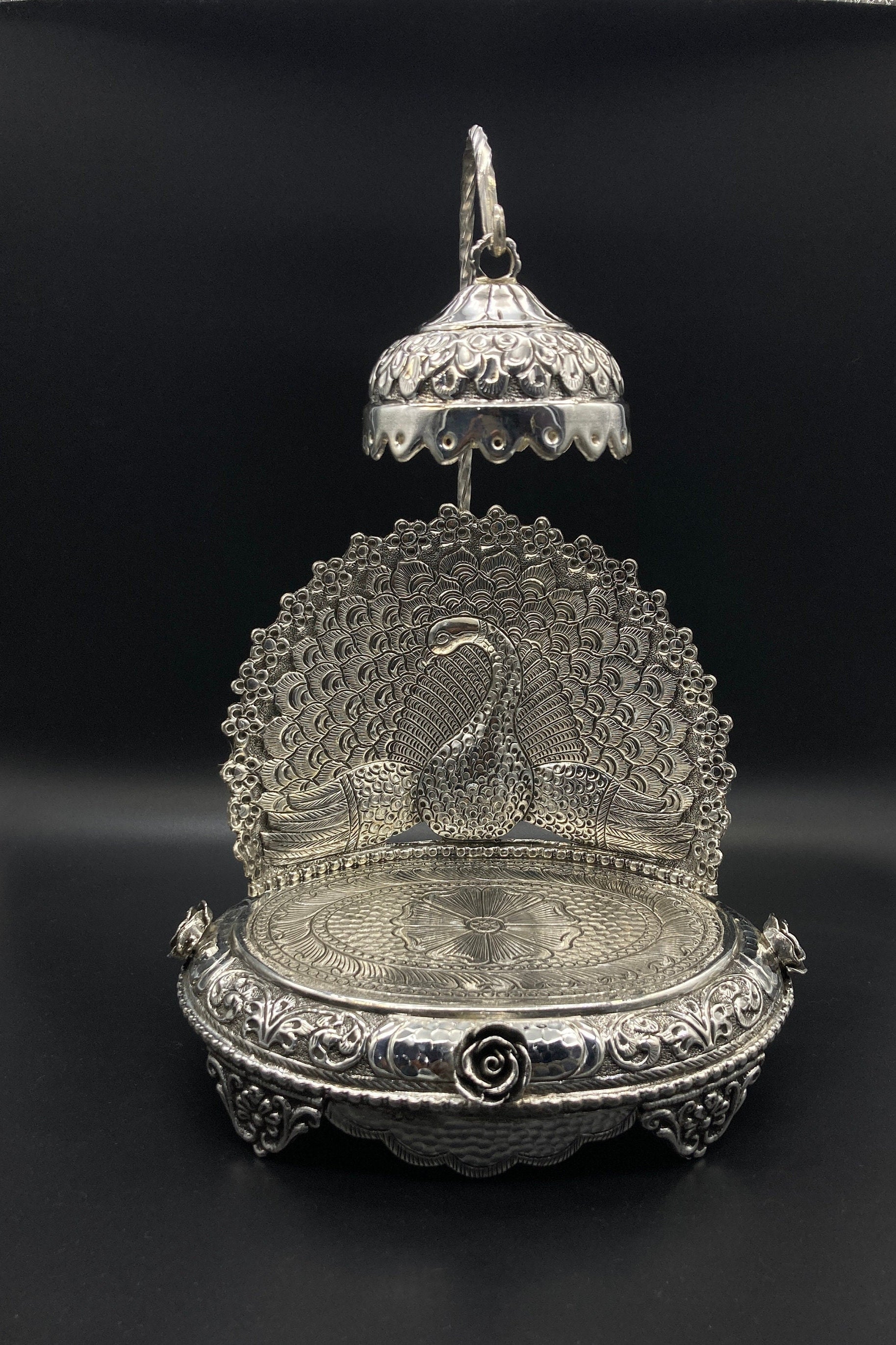 925 Sterling Silver Singhasan