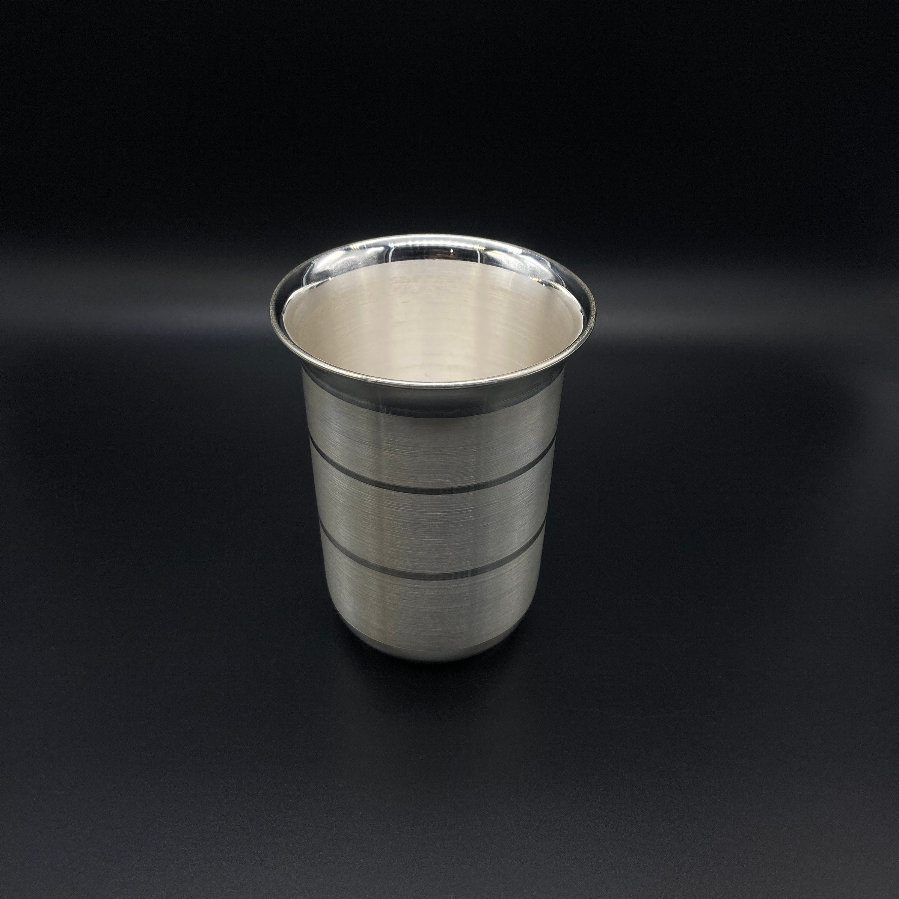 999 Solid Silver Big Glass For Drinking Water / Milk