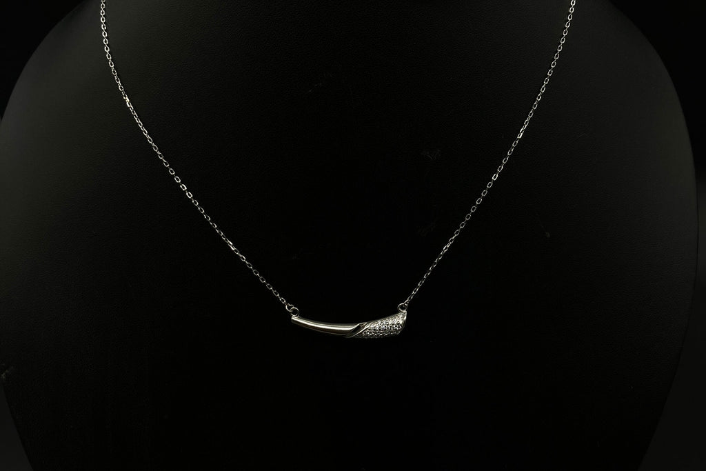 925 Sterling Silver Necklace / Silver Light Weight Neckless