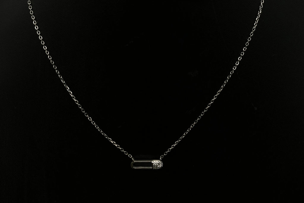 925 Sterling Silver Necklace / Silver Light Weight Neckless