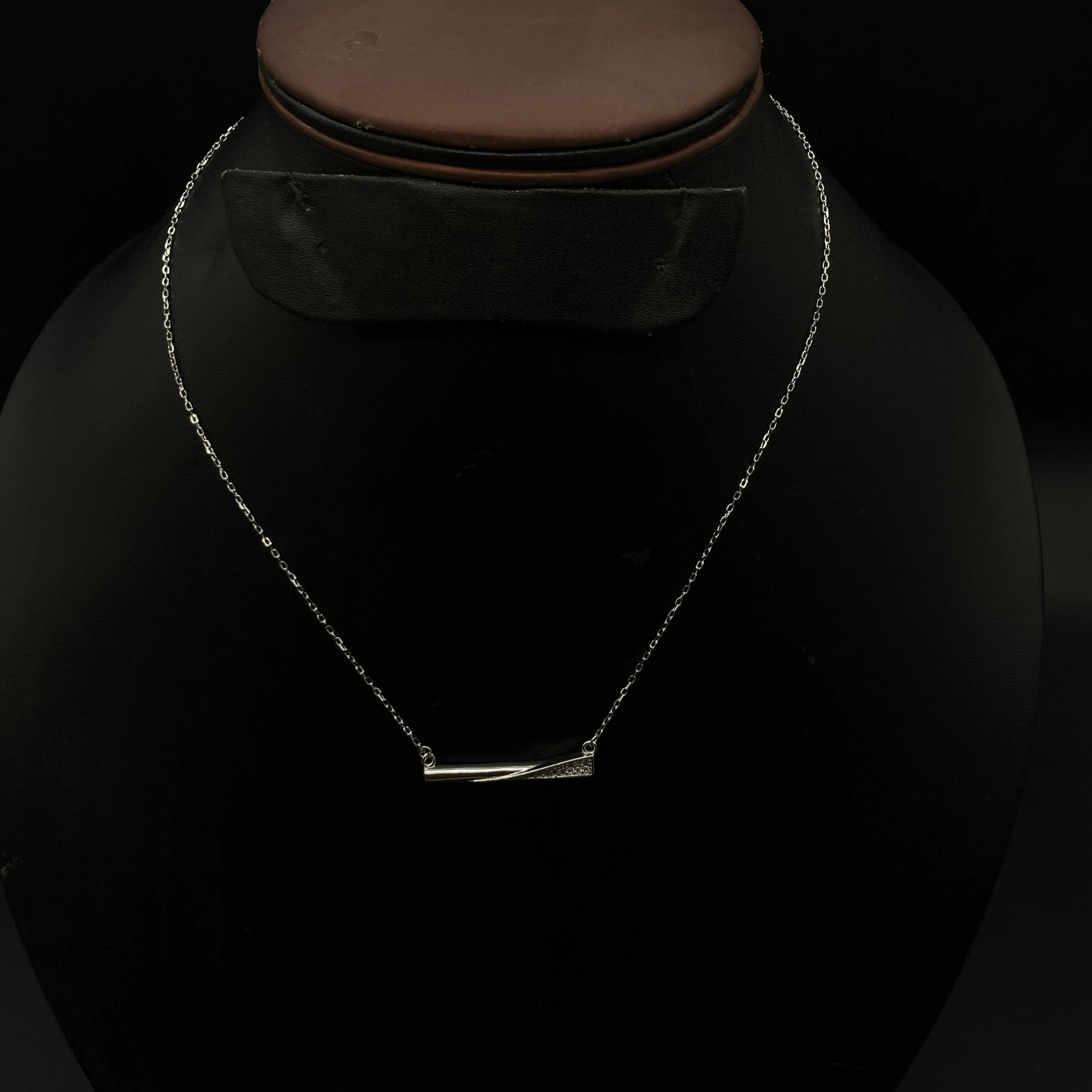 925 Sterling Silver Necklace / Silver Light Weight Neckless