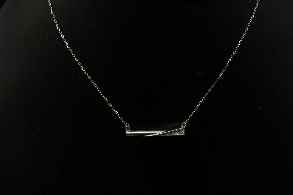 925 Sterling Silver Necklace / Silver Light Weight Neckless