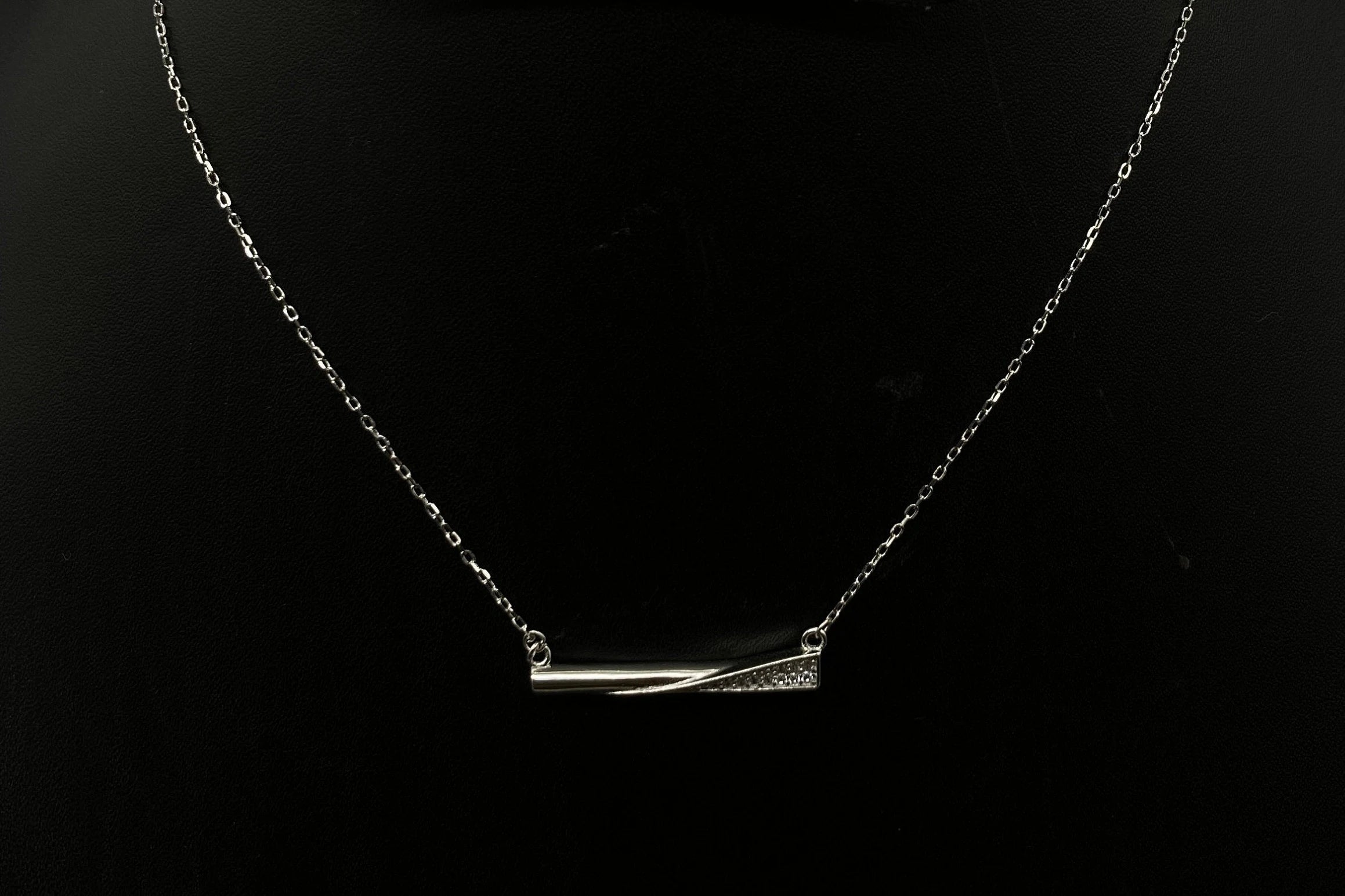 925 Sterling Silver Necklace / Silver Light Weight Neckless