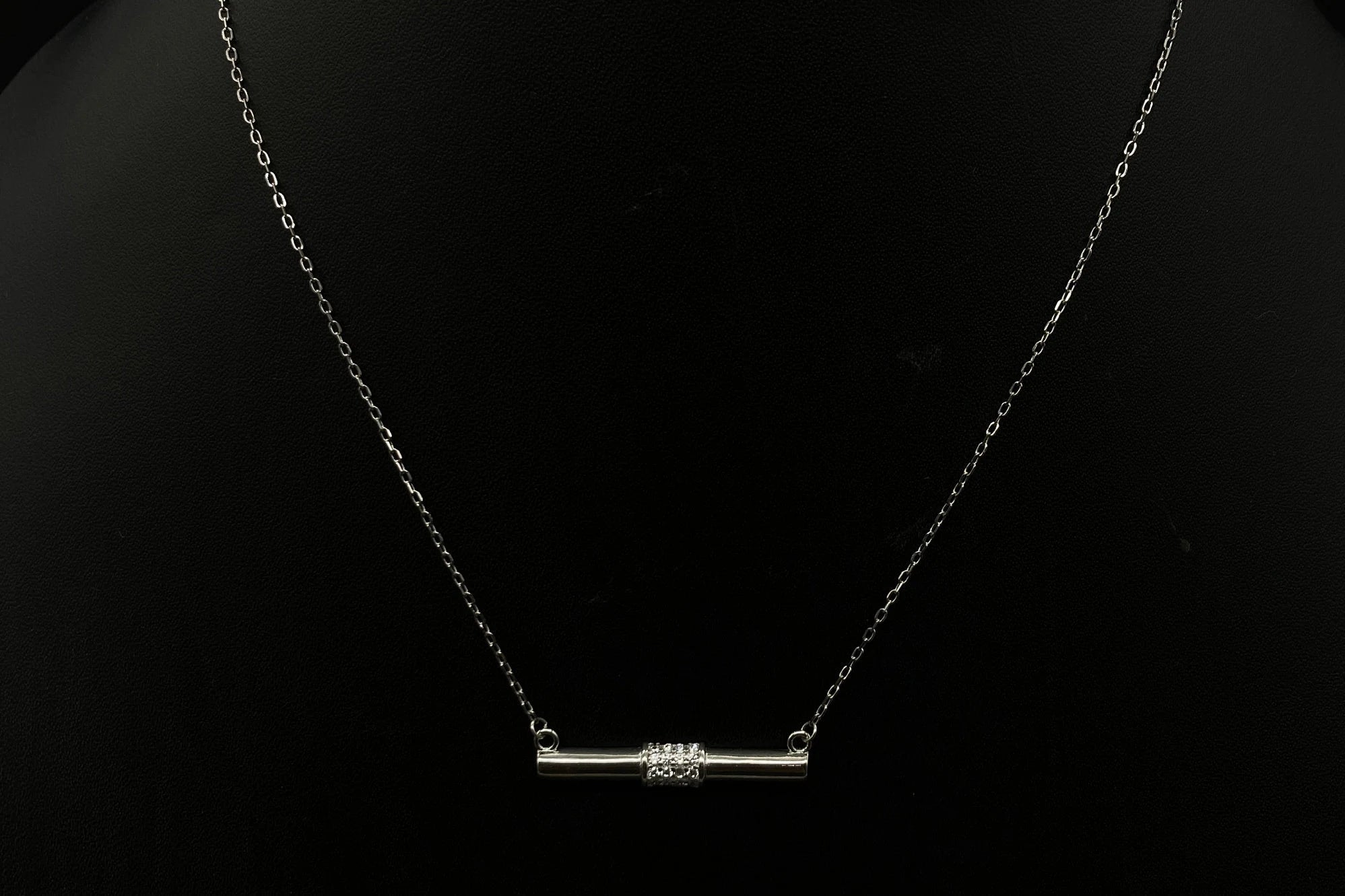 925 Sterling Silver Necklace / Silver Light Weight Neckless