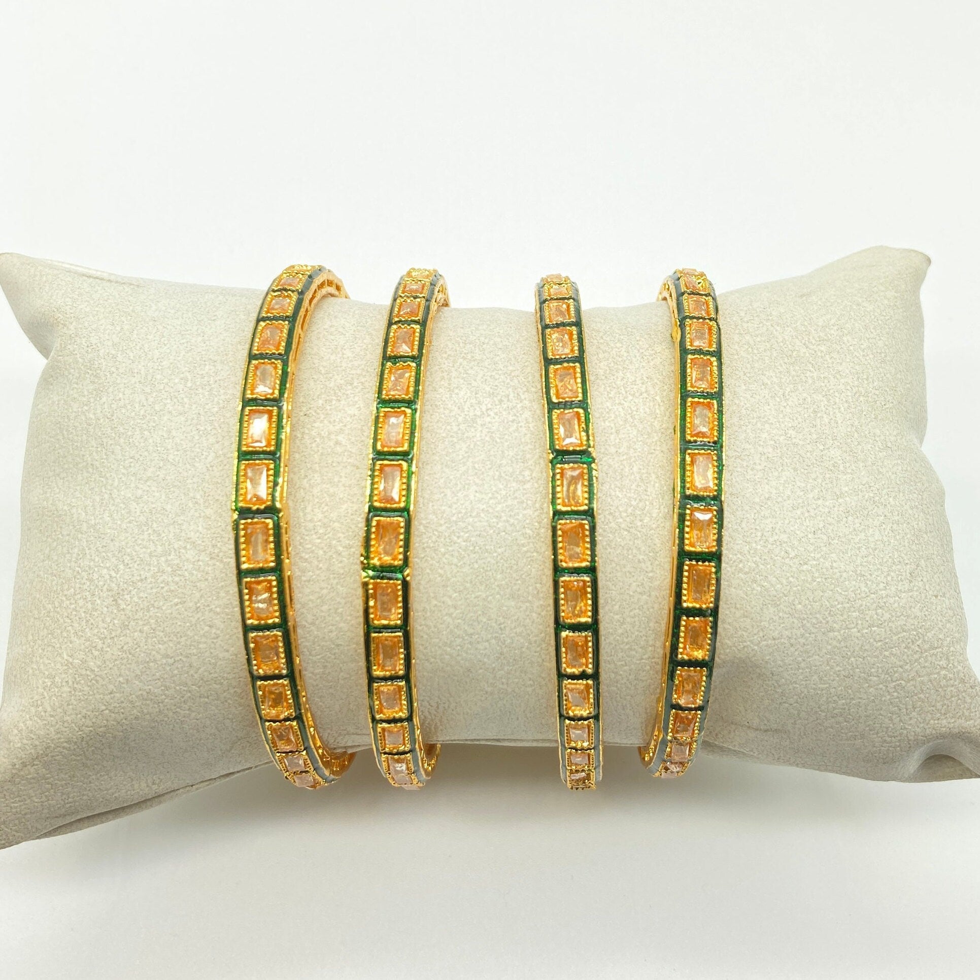 CZ Bangles Gold Platted Bangles / Diamond Bangles