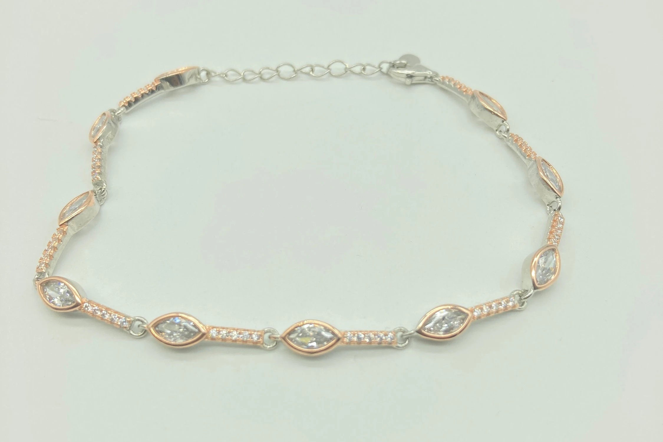 925 Sterling Silver RoseGold Bracelets