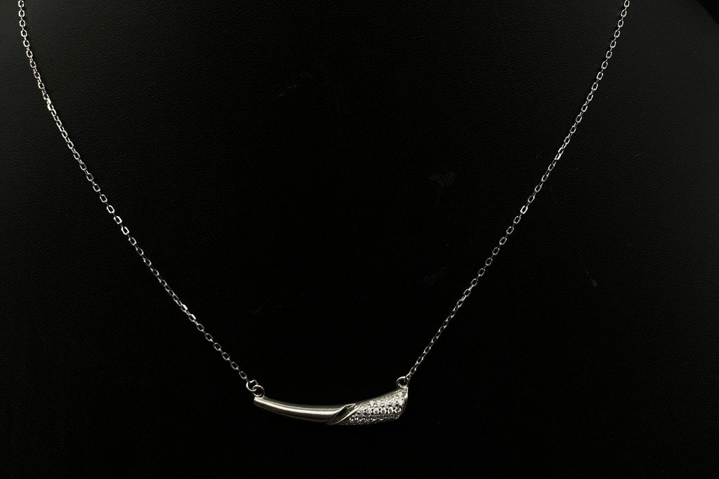 925 Sterling Silver Necklace / Silver Light Weight Neckless