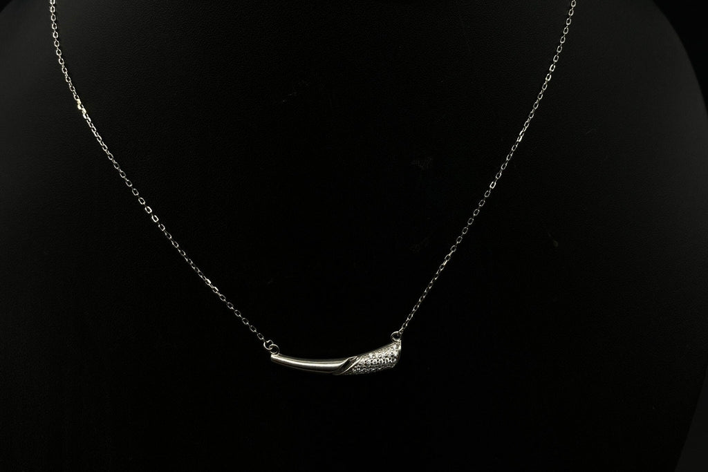 925 Sterling Silver Necklace / Silver Light Weight Neckless