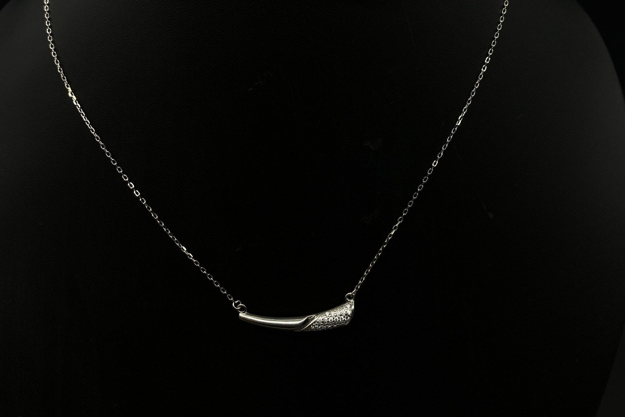 925 Sterling Silver Necklace / Silver Light Weight Neckless