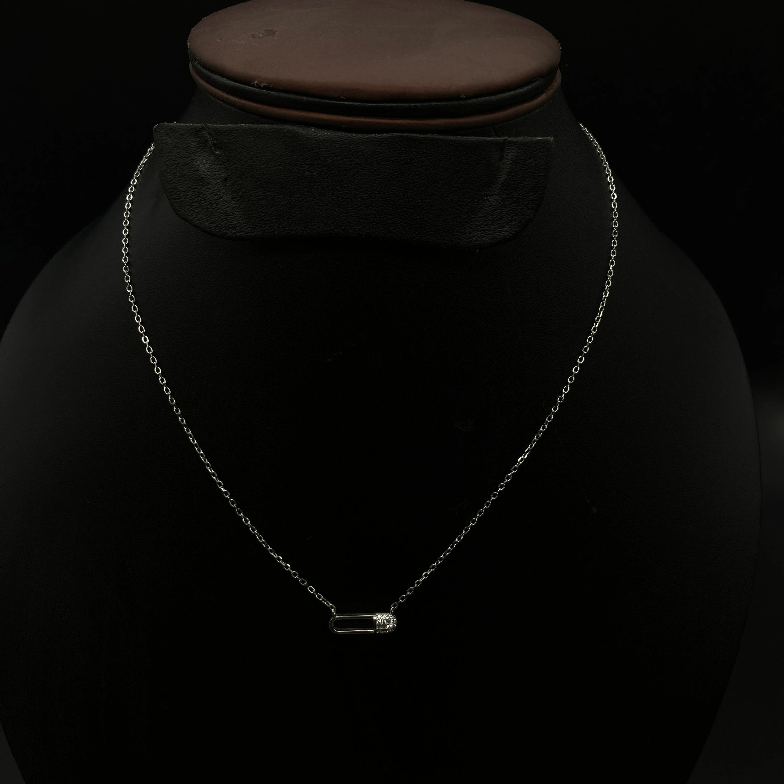 925 Sterling Silver Necklace / Silver Light Weight Neckless