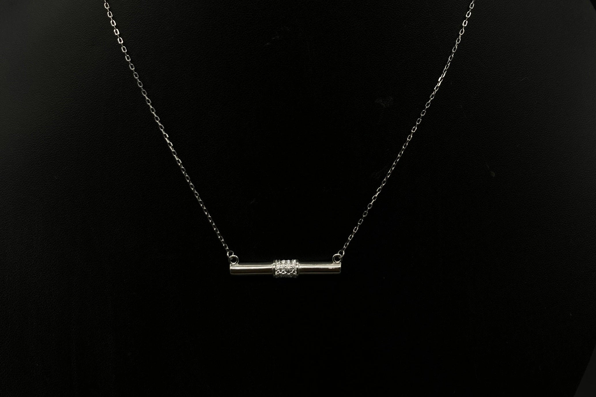 925 Sterling Silver Necklace / Silver Light Weight Neckless
