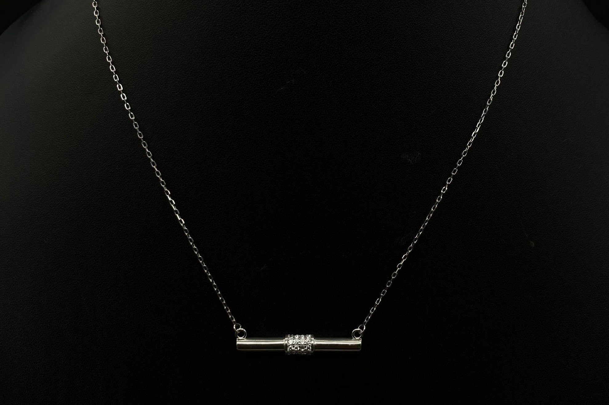 925 Sterling Silver Necklace / Silver Light Weight Neckless