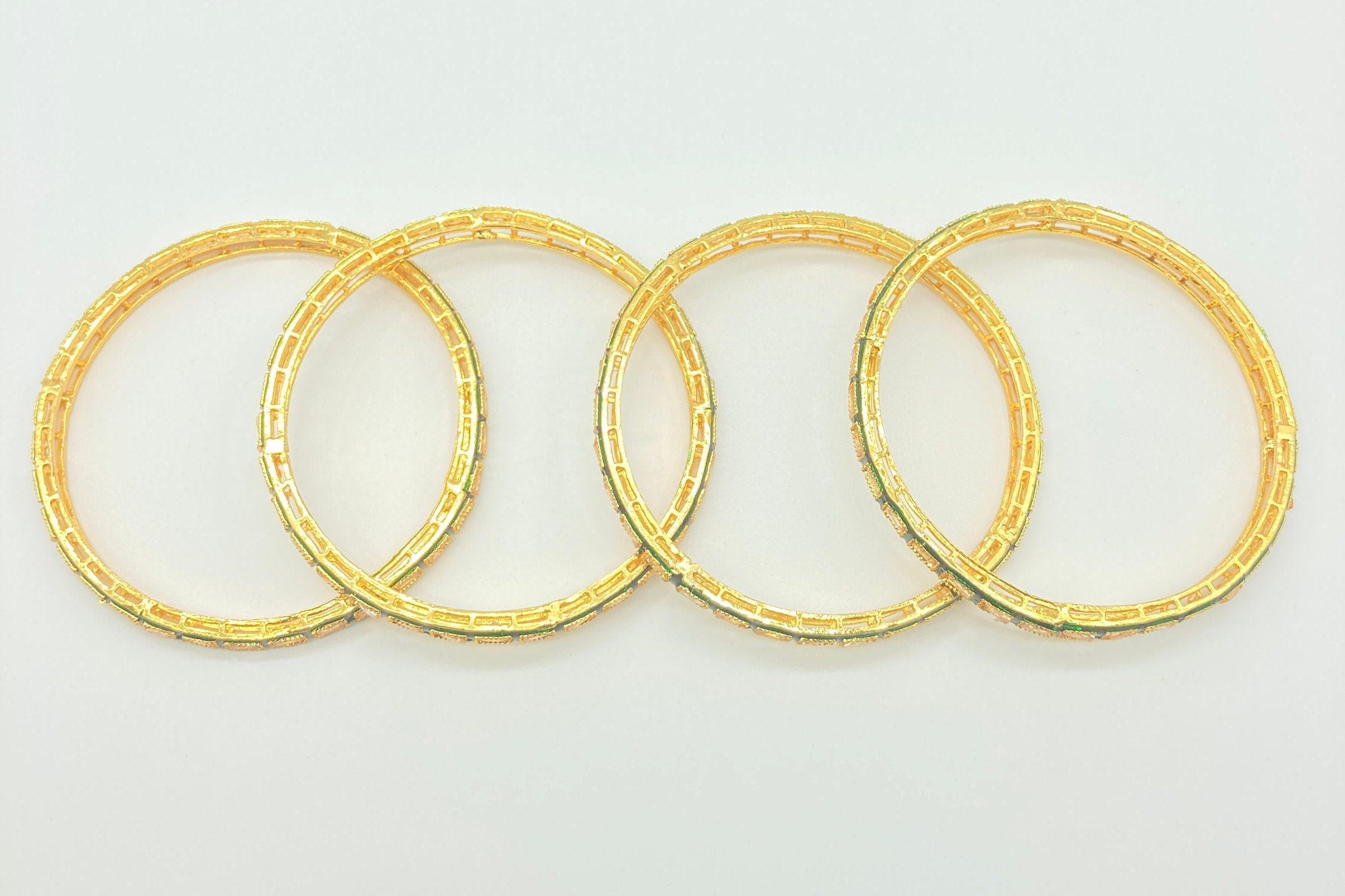 CZ Bangles Gold Platted Bangles / Diamond Bangles