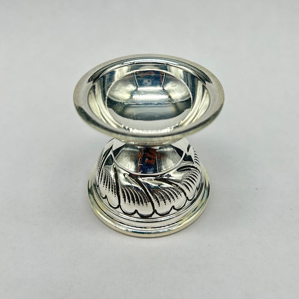 925 Solid Silver Diya / Silver Antique Diya