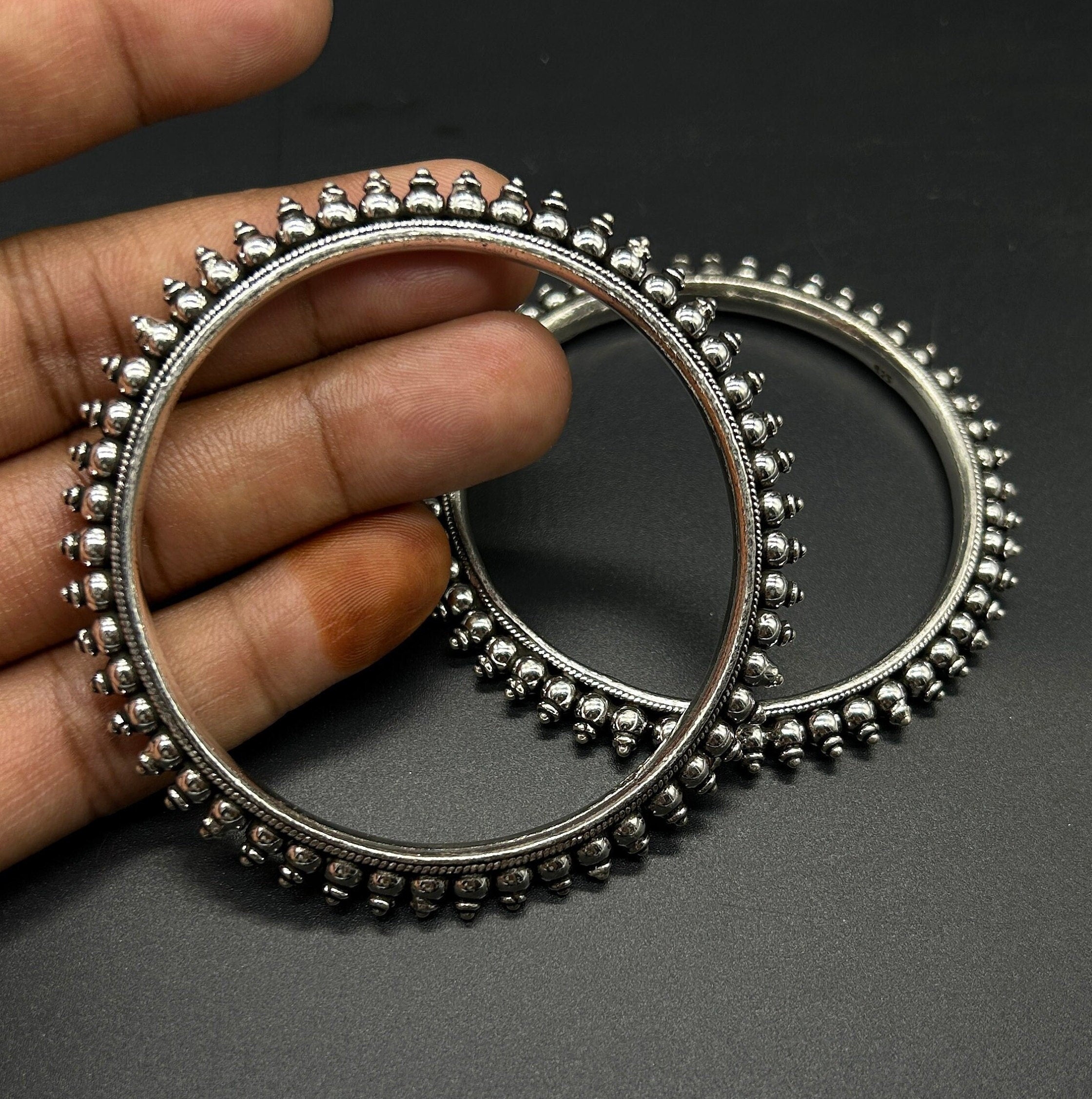 925 Sterling Silver Bangle For Women/Girls