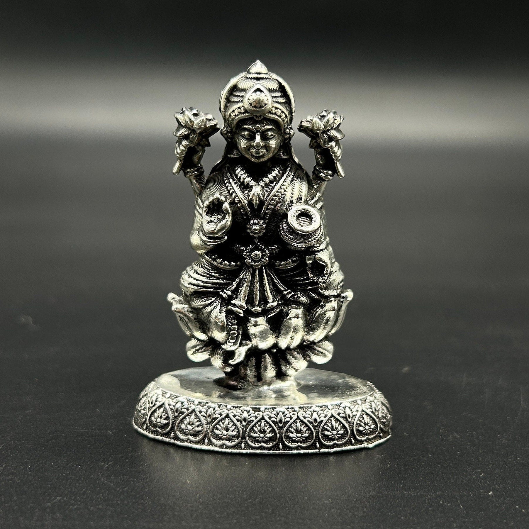 925 Sterling Silver Laxmi Idol