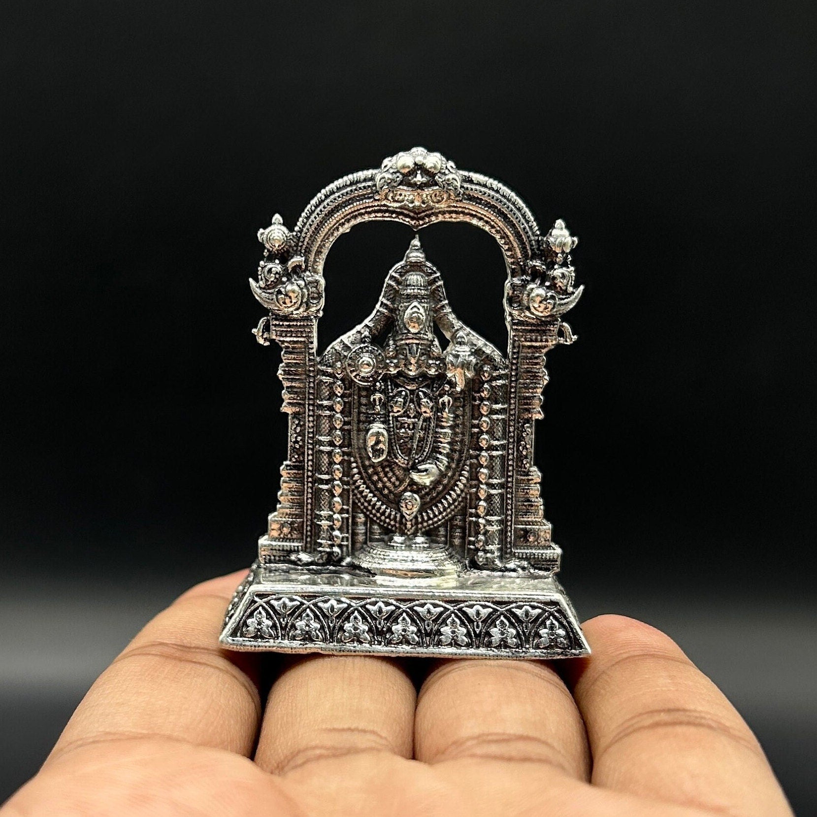 925 Sterling Silver Tirupati Bala  Ji idol